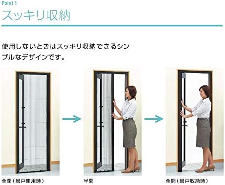 横引き収納網戸 フラットタイプ 片引きタイプ アルミ色 XMA 呼称 横引き収納網戸 フラットタイプ 片引きタイプ アルミ色 XMA 呼称